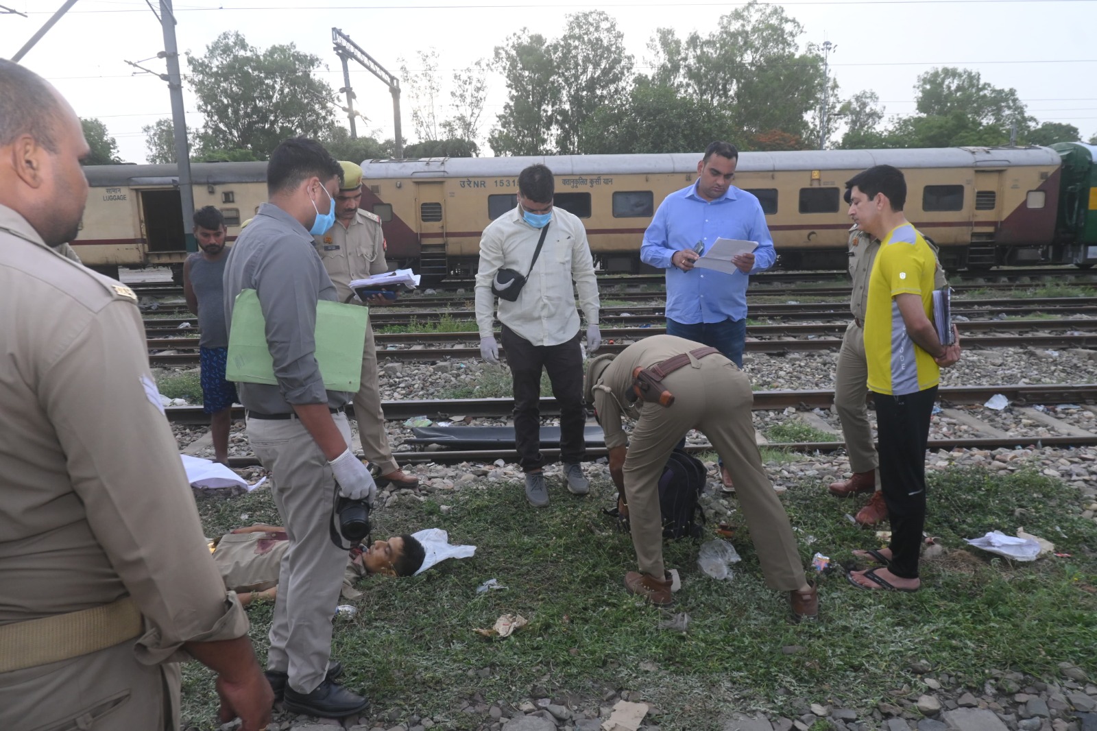 ट्रेन से कटकर जीआरपी में तैनात हेड कॉन्स्टेबल की मौत