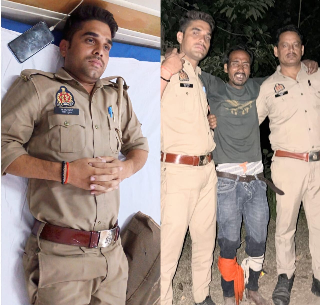 5 वर्षीय बच्ची से दुष्कर्म के आरोपी को पुलिस ने मुठभेड़ में किया गिरफ्तार